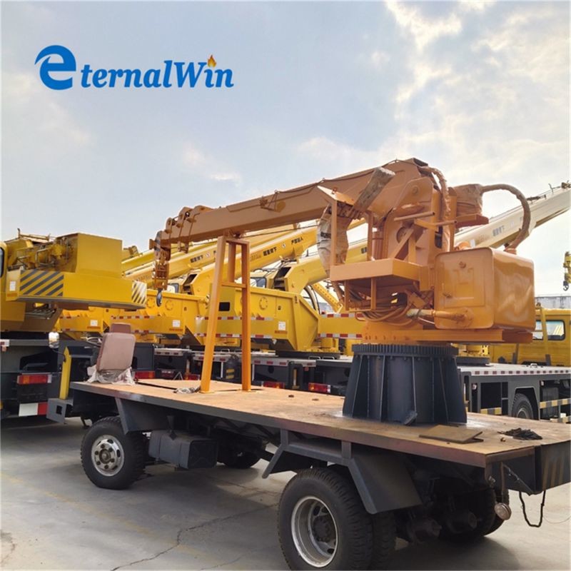 5 Ton 12 Meters Small Marine Crane Hydraulic Winch Ship Crane