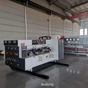 China 37.5KW Corrugated Box Equipment , Rotary Die Cutting Machine For Corrugated wholesale
