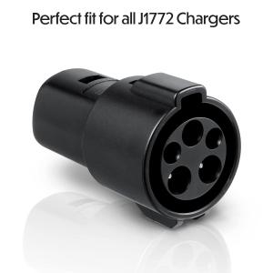 China 60A Electric Vehicle Supercharger Adaptor AC Connector Type1 To Tesla EV Car Adapter J1772 To TPC wholesale