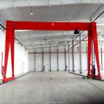 Q355E Material Low Temperature Resistance Single Girder Mobile Gantry Crane 15