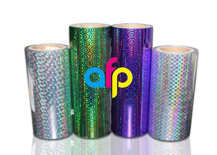 BOPP Laser Holographic Film For Lamination Machine 180mm - 1300mm Width