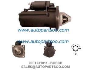 China 0001231011 0986019010 - BOSCH Starter Motor 24V 4KW 9T MOTORES DE ARRANQUE wholesale
