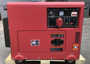 China Low Fuel Consumption Silent 7KW Single Cylinder Small Portable Generators wholesale
