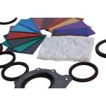 Odorless Multi Color Fluoroelastomer Precompounds Oil Resistant Rubber Pipe ODM