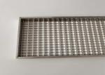 SS304 Steel Flooring Grating Press-Locked Trench Cover Size 20*4mm And 600mm