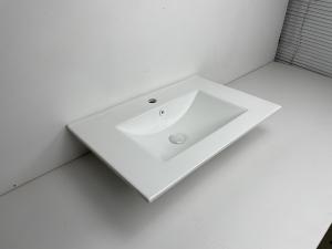 China 24 Inch Bathroom Cabinet Single Hole Sink Basin Resists Chipping And Scratching wholesale