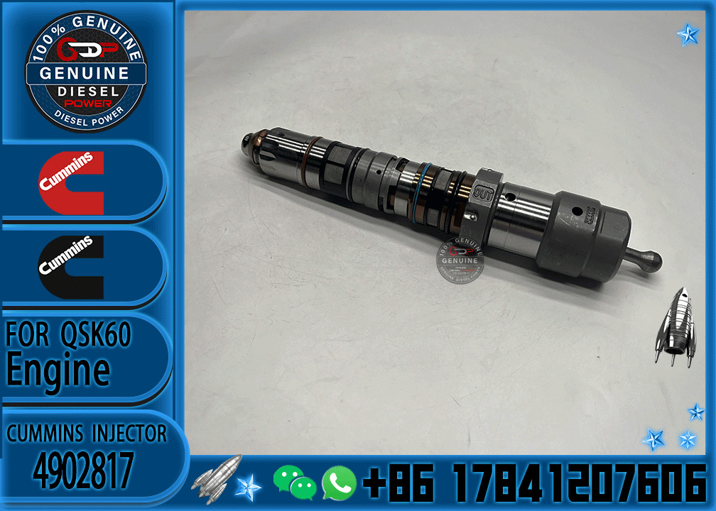 QSK60 Truck Engine Parts Common Rail Injector 4902817 4326784 4928345