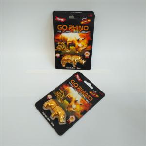 China Hardware Usage Blister Card Packaging Go RHINO Hole Capsule Container Recycled Paper wholesale