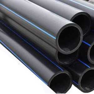China LDPE Material Black Plastic Water Pipe / Agriculture Flexible Irrigation Pipe wholesale