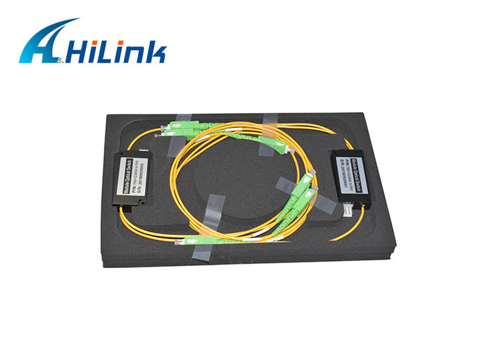 Non Latching 500MW 1550nm 2x2 Bypass Fiber Optic Switch