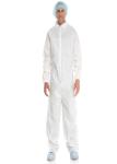 Anti Bacterial Disposable Coverall Suit Non Woven Latex Free S M L XL Size