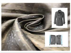 China Soft Texture Anti Static Lining Fabric , 68D * 120D Men's Suit Lining Fabric wholesale