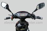 72V 500W Pedal Assisted Electric Scooter , Electric Moped Scooter With Pedals