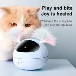 rechargeable ABS Interactive Automatic Cat Toy Cat Laser Toy 360 degree