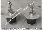 IMPA232482-50ON-65 SHIPBUILDING stainless steel SCUPPER PLUGS-LIAVES DE HUNDIR