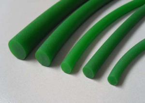 China Tensile Strength Breaking elongation Green Polyurethane Round Belt for Industry Machines wholesale