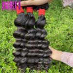 Natural Wave Virgin Peruvian Human Hair 1/3/4 Hair Peruvian Natural Color Hair
