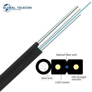 China SM FTTH Drop Fiber Optic Cable G652D G657A1 Zero Halogen Fiber Optic Drop Wire wholesale