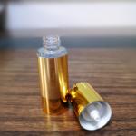 Special 15ml 30ml 50ml gold frosted vacuum skin care silver chambercosmetic