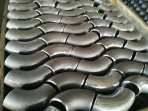 China PE Coated 45 Degree Steel Pipe Elbow , AISI Weld Elbows For Pipe wholesale