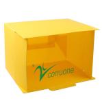 1.5mm-30mm PP Corrugated Plastic Packaging Boxes White Green Blue