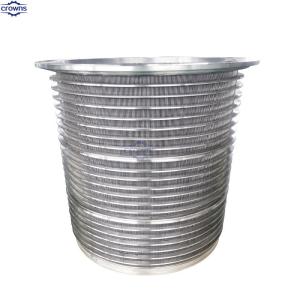 China 304 stainless steel strainer drum screen basket for paper production line wholesale