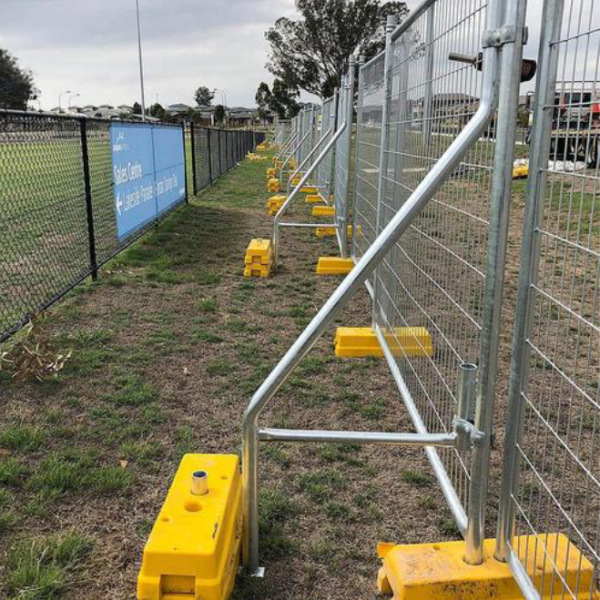 Galvanized Portable Temporary Security Fencing Australia Style Mobile Fence