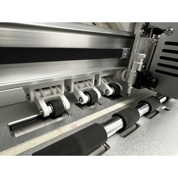 STD350 A3/A4 Double Cutter Head Indentation Die Cutting Machine With Stepper Motor