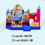 Snow Pricess Combos Jumping Slide Children Fun Park Inflatable