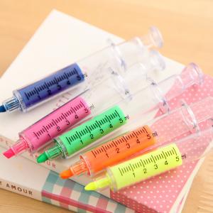 China Injection Gel Highlighter Pen Retractable As Novelty Gifts wholesale