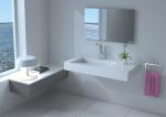 Artificial Stone Above Counter Wash Basin Resist Corrosion