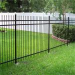 America 6 Foot 3x3 Galvanised Picket Steel Fence Garden Iron Fence Panels