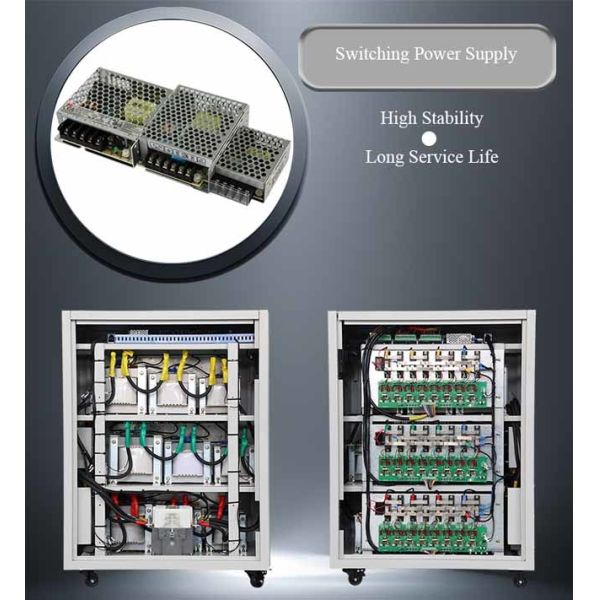 Three Phase 380V Servo Voltage Stabilizer With Intelligent LCD Touch Screen