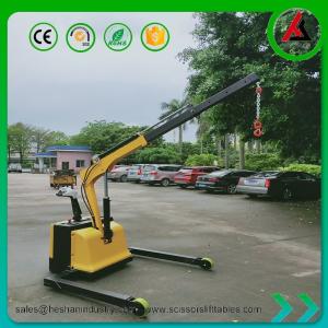 China Movable Electric Floor Crane Floor Mounted Rotate 360 Degree Industrial 1 Ton load wholesale