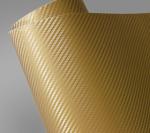 3D Colored Carbon Fiber Vinyl Wrap Film Bubble Free Slideable