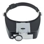 1.5X 3X 6.5X 8X Headband Jeweller Magnifier LED Magnify Glasses Loupe