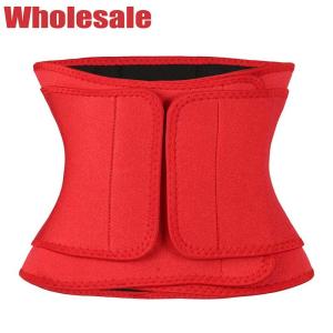 China Stomach Belt To Look Slim XL Bodybuilding Waist Trainer Red Orange Purple wholesale