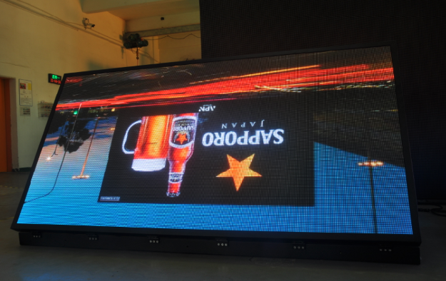 5mm Pixel Pitch Cold Rolled Iron Cabinet P5 Outdoor Double Sided LED Advertising Sign