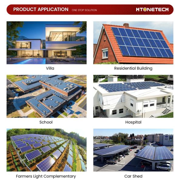 Mini Panel Solar Hybrid Power Systems with IP65 Junction Box