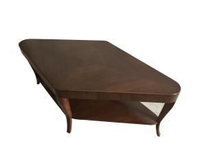 China Diamond walnut veneer espresso finish side table,coffee table for living room,hotel bedroom end table wholesale