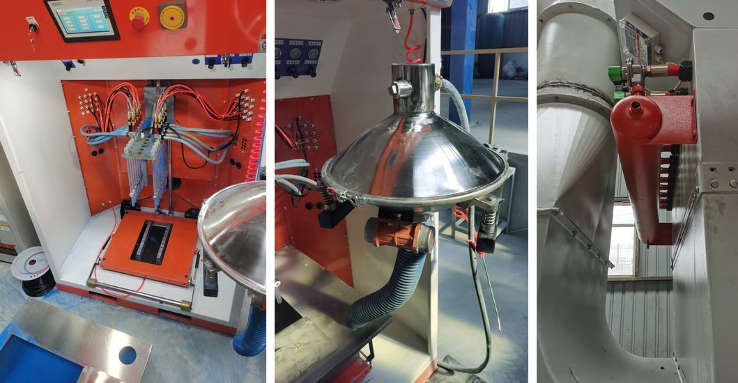Powder Coating Line with Overhead Conveyor System Equipment for Profiles