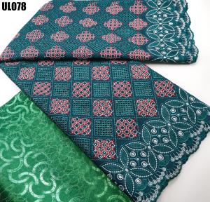 China American 100% cotton fabric embroidered fabric soft garment high quality swiss voile lace for african party wholesale