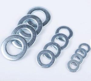 China Fasteners Zinc Plated DIN125 Flat Washers GB DIN ASTM Accept OEM And Customized wholesale