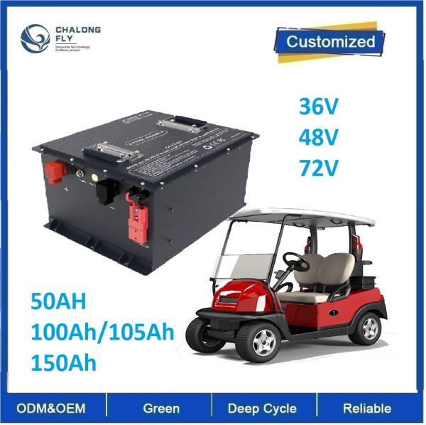 CLF OEM 36V 48V 72V 50Ah 100AH Golf Cart Lithium Ion Batteries Sodium Ion