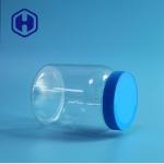 Clear 1180ml 40oz Snack Wide Mouth Plastic Jars With Pressure Sensitive Seal