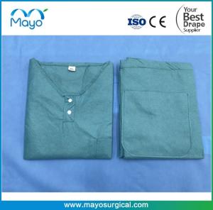 China Soft Disposable PP SMS Non Woven Medical Scrub Suit With Shirt And Pants wholesale