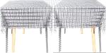 54" 108" Patry Square PEVA Fancy Plastic White Disposable Table Cloths Covers