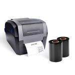 Resin Satin Roll Machine Colorful Thermal Printable Resin Coated Ribbon Printer