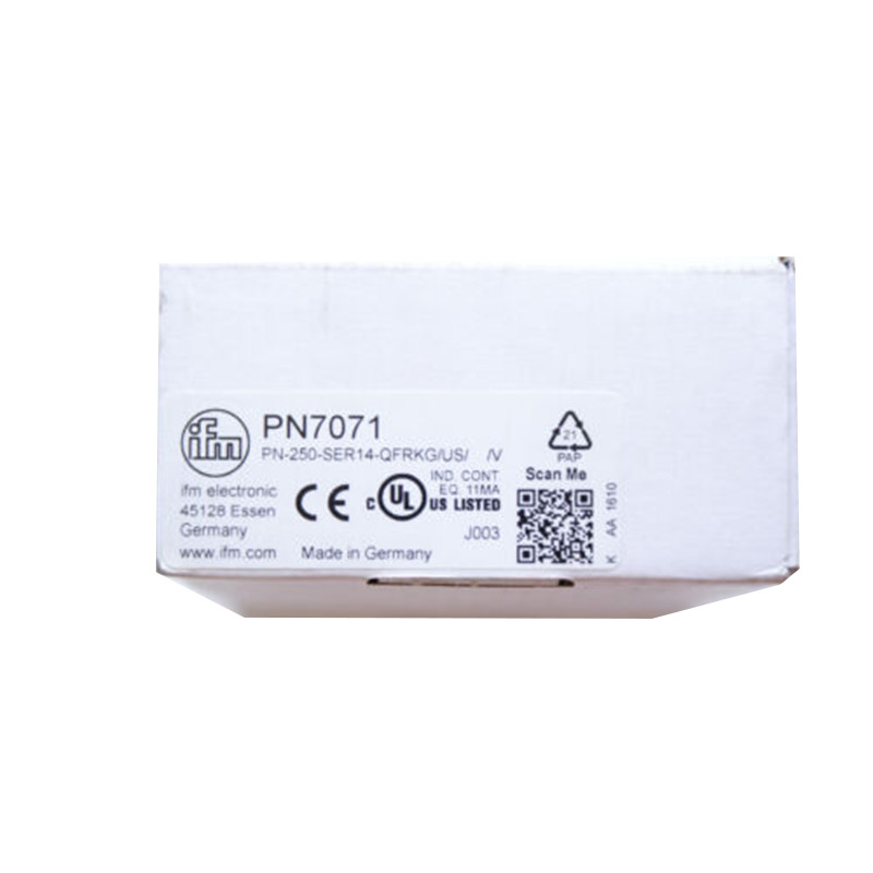 IFM PRESSURE SENSOR WITH DISPLAY PN7071 PN-250-SER14-QFRKG/US/ /V