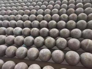 China 50HRC Carbon Steel Cast Iron Grinding Balls , Forged Round Steel Ball wholesale